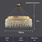 Dia100cm / Lumière froide 6000K
