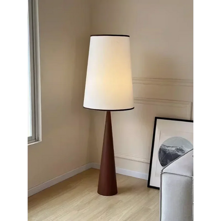 Lampadaire décoratif en bois style japonais wabi-sabi nordique — LZ4X9T2