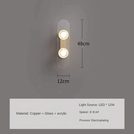 Applique murale en cuivre pour une ambiance moderne et élégante — LZ4X9T2