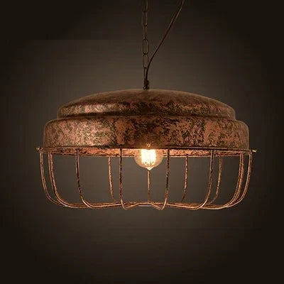 Suspension vintage style industriel avec ampoule LED E27 pour cuisine et bar — LZ4X9P2