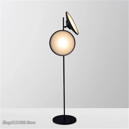 Lampadaire LED double lumière au design nordique moderne — LZ4X9P