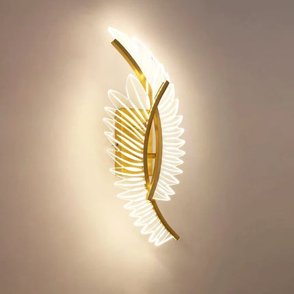 Applique murale nordique design plume moderne luxe — LZ4F7XQ