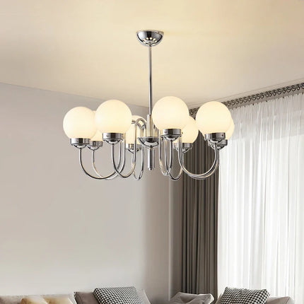 Suspension minimaliste en verre et fer pour intérieur moderne — LZ4P9XQ