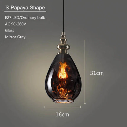 Suspension en verre au design moderne pour décoration intérieure — LZ4X9P