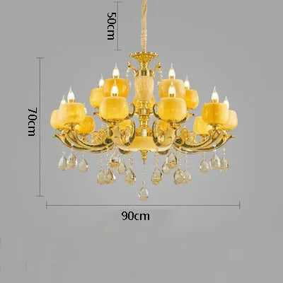 Lustre suspension rétro en alliage de zinc pour ambiance chaleureuse — LZ4X9M2