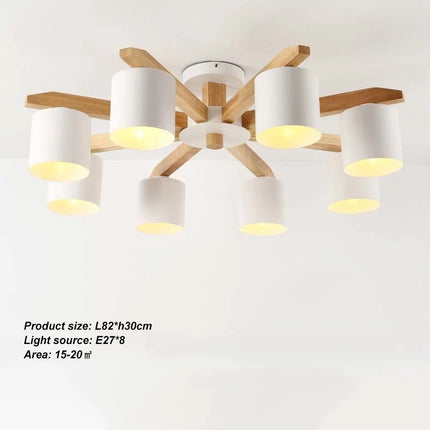 Lustre suspension nordique pour intérieur moderne et élégant — LZ4X9J