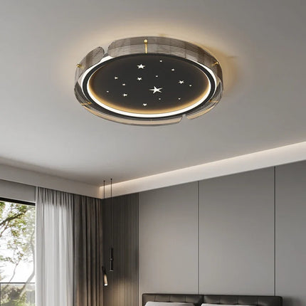 Plafonnier LED minimaliste avec effet ciel étoilé haut de gamme — LZ4P9X