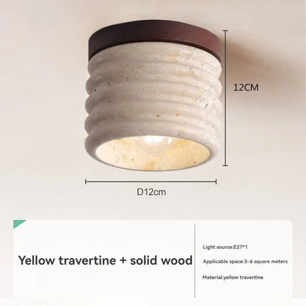 Suspension design Wabi-Sabi en bois pour décoration intérieure — LZ4P9XQ