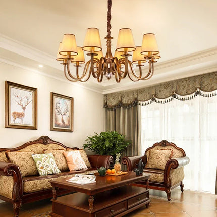 Lustre LED classique américain pour décoration rustique élégante — LZ3F9T1