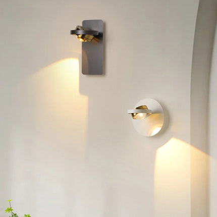 Applique murale scandinave minimaliste rotative avec éclairage LED — LZ4P9XJ