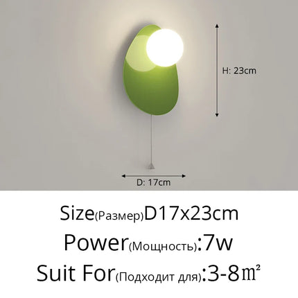 Applique murale en U anti-lumière bleue pour chevet minimaliste — LZ4X9M