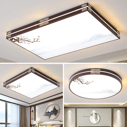 Lustre rectangulaire LED pour éclairage intérieur moderne — LZ4X9T2