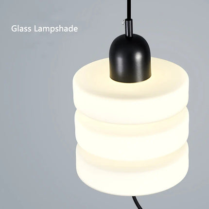 Suspension LED moderne en verre avec câble réglable — LZ4P9XQ
