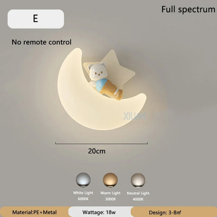 Applique murale design animal pour protection des yeux fille — LZ4X9T2