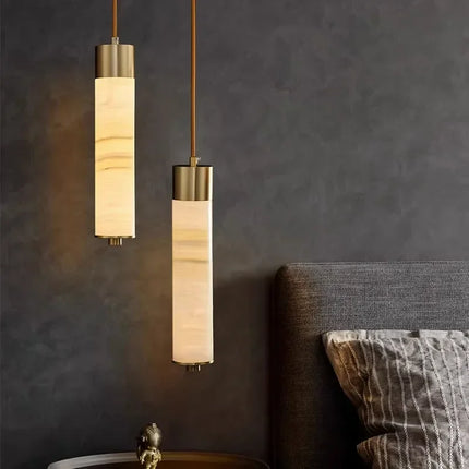 Lustre nordique moderne en marbre pour décoration intérieure — LZ4X9P