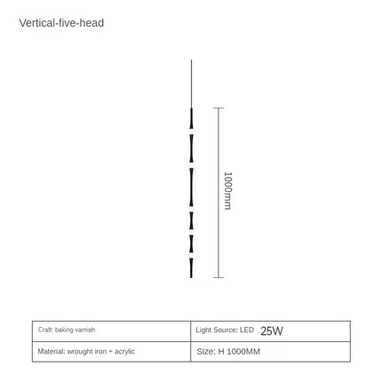 Lustre LED minimaliste au design espagnol pour intérieur élégant — LZ4X9P2
