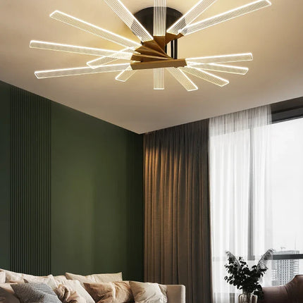 Plafonnier LED en acrylique au design élégant pour intérieur — LZ4X9P2