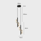 Lampe noire-2 / Blanc froid