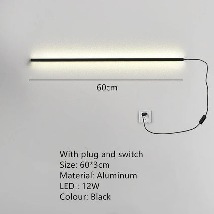 applique murale led cuboïde minimaliste en aluminium avec télécommande