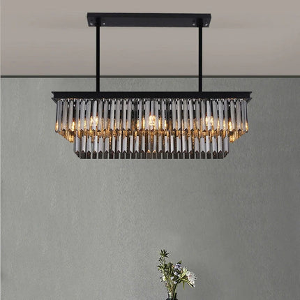 Lustre en cristal pour éclairage intérieur élégant — LZ4X9M
