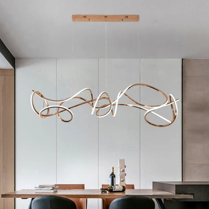 Lustre moderne pour éclairage intérieur élégant et raffiné — LZ4X9Q2N