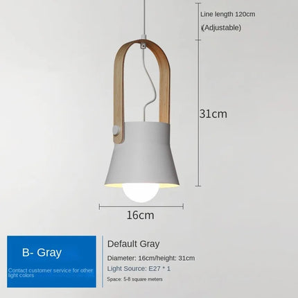 Suspension LED style loft nordique pour cuisine et chambre — LZ4P9X