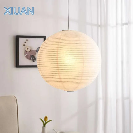 Lustre vintage en papier LED pour éclairage intérieur — LZ4X9M