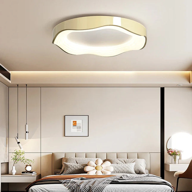 Plafonnier rond LED au design moderne pour décoration intérieure — LZ4X9J2