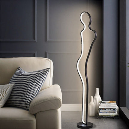 Lampadaire LED design silhouette humaine Linus — LZ4X9P2