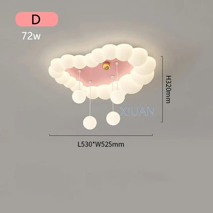 Plafonnier romantique à bulles pour chambre d'enfant moderne — LZ4X9T2