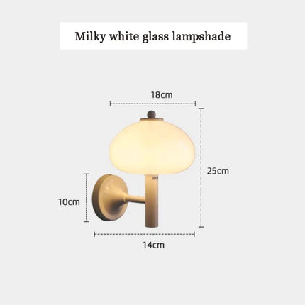 Applique murale en verre blanc style nordique pour intérieur — LZ4R9XQ