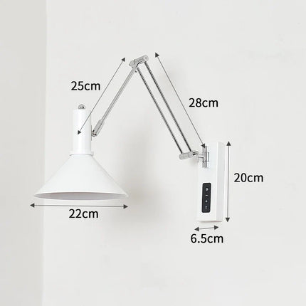Applique murale à culbuteur LED à intensité variable spectre complet Bauhaus — LZ4XJ9