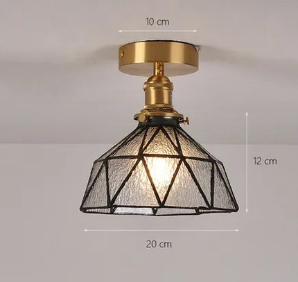 Plafonnier moderne en verre lumineux pour intérieur et extérieur — LZ4QX9