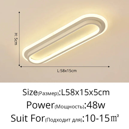 Lustre LED nordique moderne et créatif pour balcon — LZ4T9XQ
