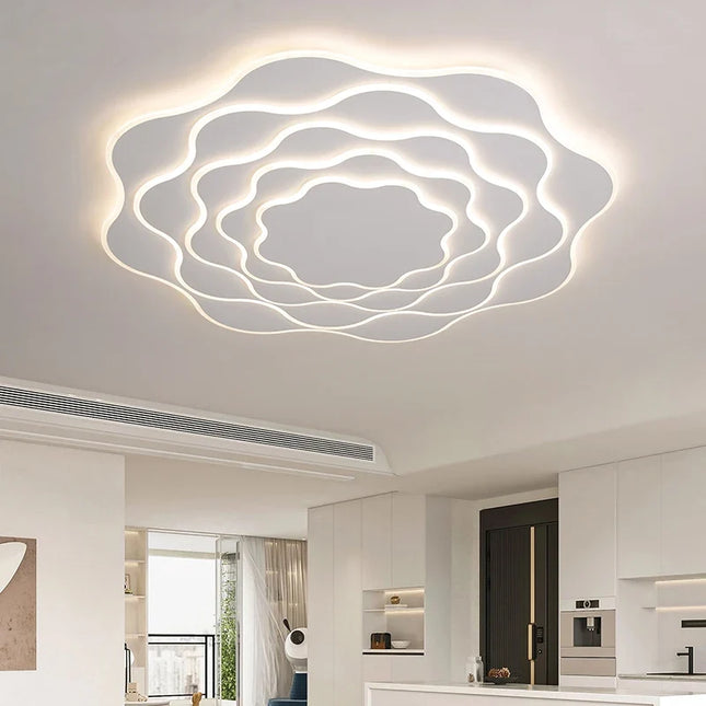 Plafonnier Fer acrylique lumières moderne LED salle à manger chambre Hall Bar lampes éclairage intérieur décor à la maison