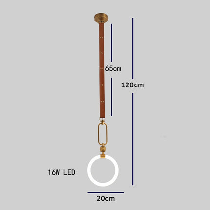 Plafonnier suspendu lumineux à anneau design nordique — LZ4X9M2
