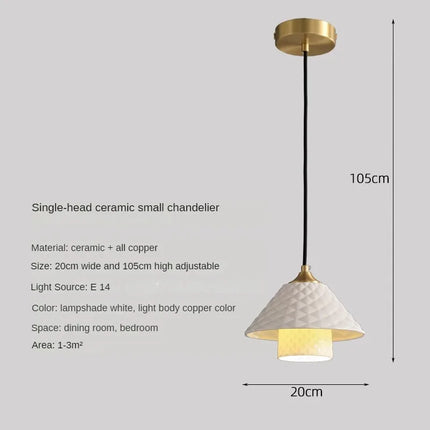Lampe de bureau design en céramique et cuivre à angle réglable — LZ4X9P