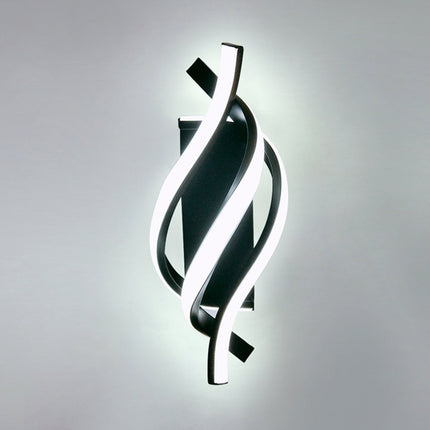 Applique murale LED design spirale en aluminium Psalm — LZ4X9T2