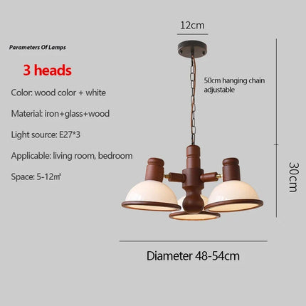 Lustre rétro romantique LED pour éclairage intérieur — LZ7XQ2