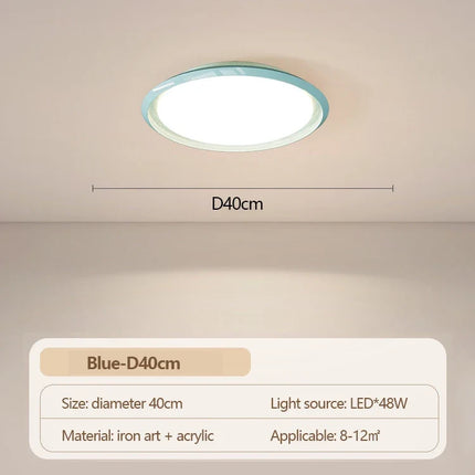Plafonnier LED ultra fin au design moderne pour intérieur — LZ4X9QJ