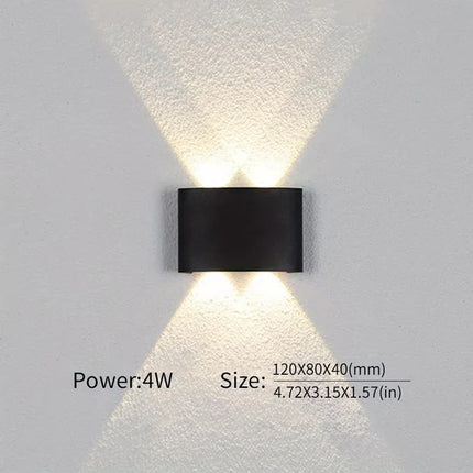 applique murale extérieure led étanche pour éclairage moderne