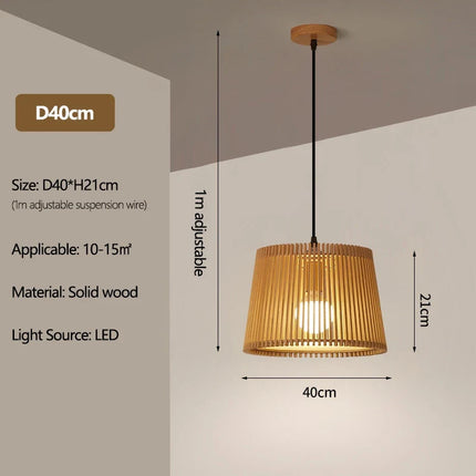 Suspension en bois massif au design moderne pour intérieur — LZ4X9P