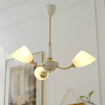 Lustre suspension LED en verre au design nordique vintage — LZ4X9P2Q