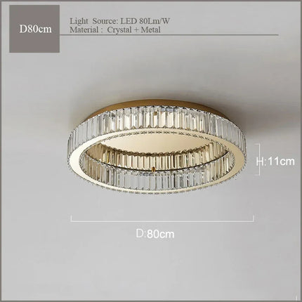 Plafonnier en cristal pour décoration intérieure moderne — LZ4X9T2