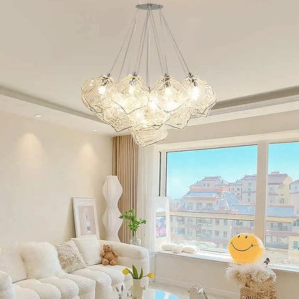 lustre moderne en forme de gâteau de glace pour décoration intérieure
