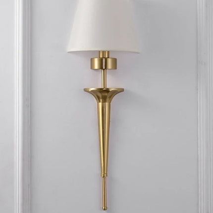 applique murale classique en cuivre led pour décoration maison