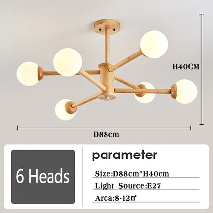 Lustre en verre moderne pour décoration intérieure élégante — LZ4X9P