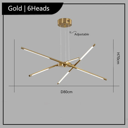 Lustre suspension LED design créatif décoratif Winfordo — LZ4X9Q