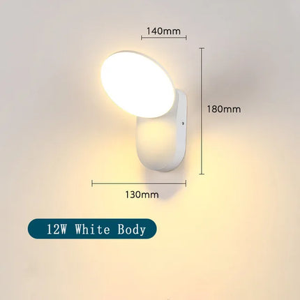 Applique murale LED extérieure moderne avec capteur étanche pour jardin — LZ4Q9T1