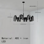 C-Noir-12 lumières 1 / Blanc chaud